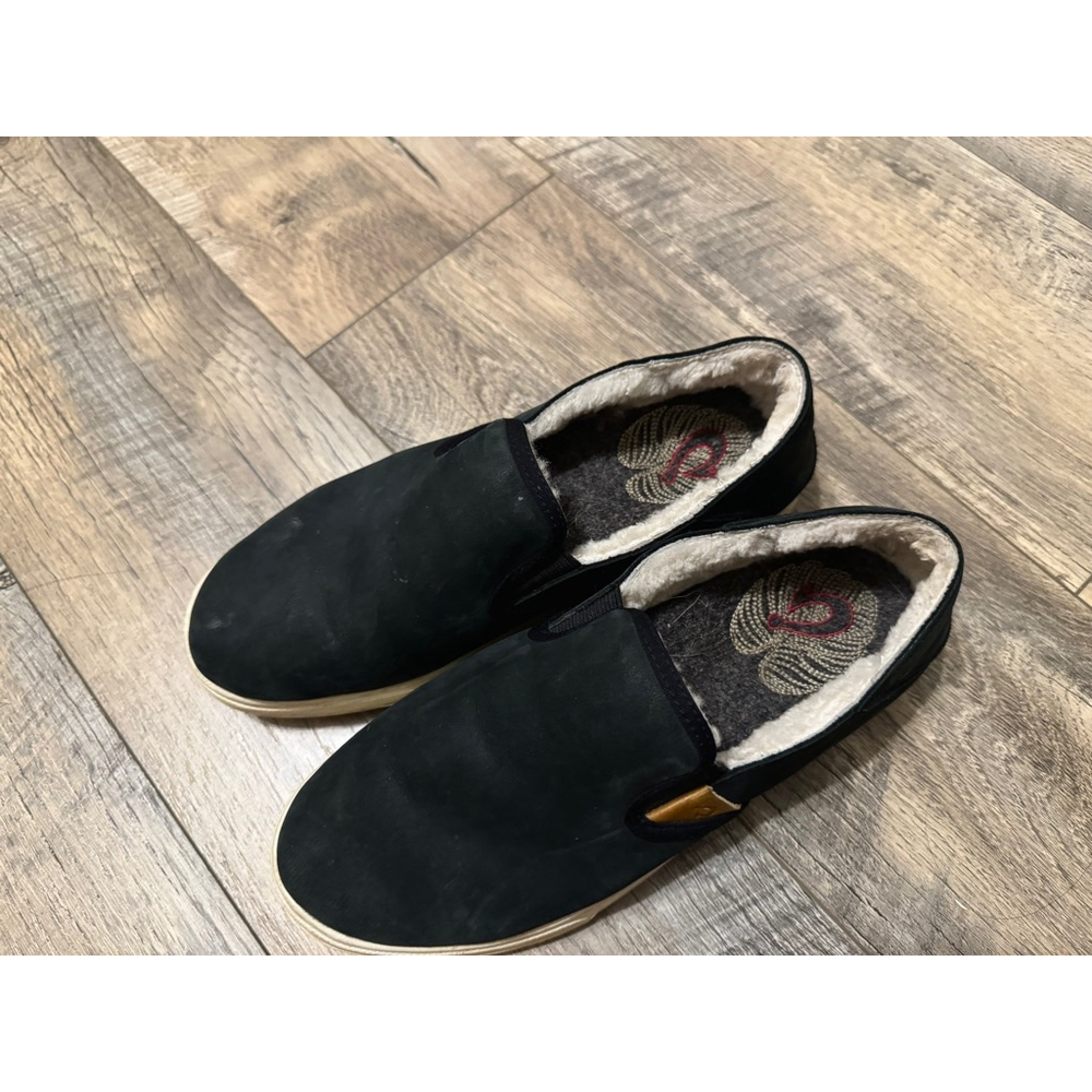 Olukai Pehuea Heu Women’s Shoes Waterproof Nubuck Leather Fuzzy $129.95 Size 6 - Picture 6 of 8